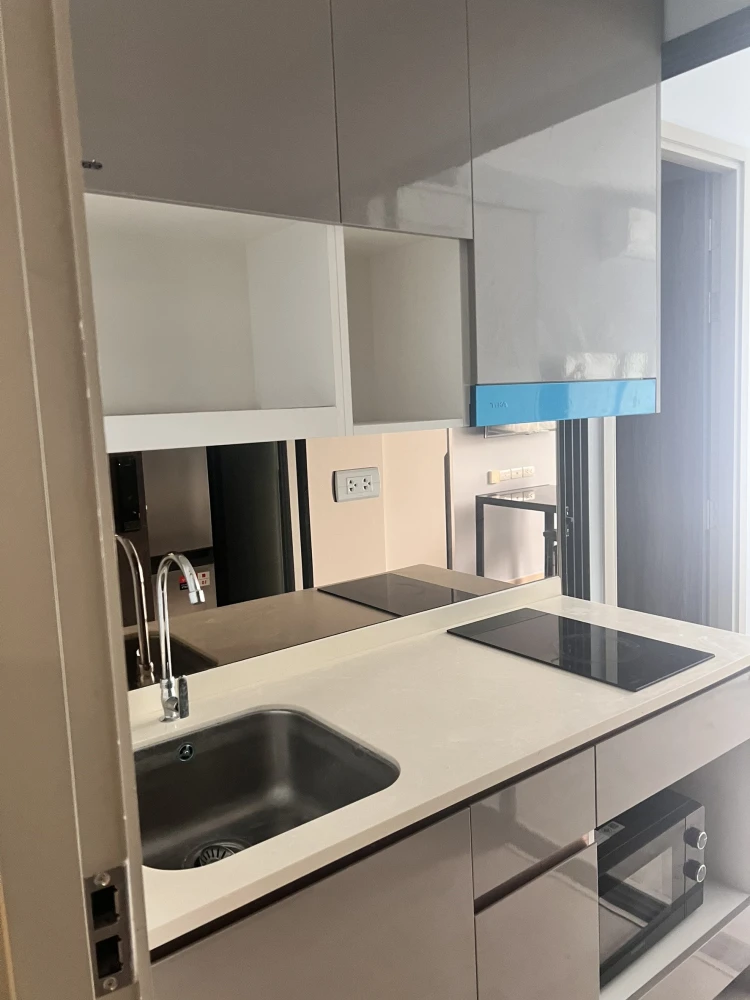 For rent!! Condo The Rich Rama 9-Srinakarin, 16th floor, beautiful room, good location, ready to move in, hurry up and book now!!