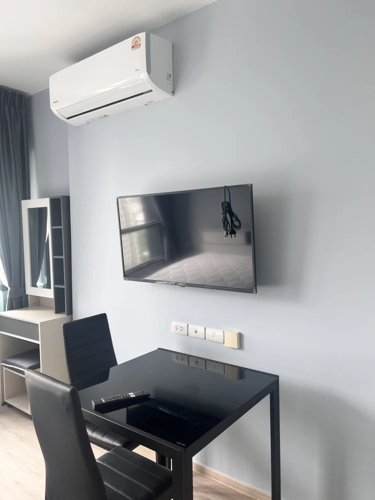 For rent!! Condo The Rich Rama 9-Srinakarin, 16th floor, beautiful room, good location, ready to move in, hurry up and book now!!