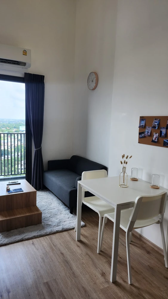 For rent!! Condo The Rich Rama 9-Srinakarin, 18th floor, luxury high-rise condo, beautiful view, hurry and book now!!