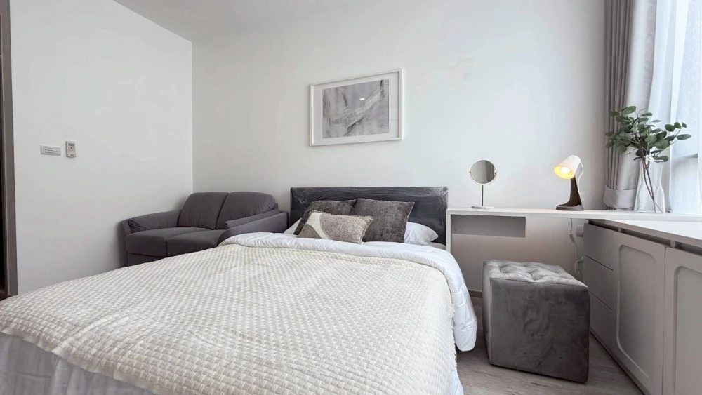 Condo for rent, The Rich Rama 9-Srinakarin. Great atmosphere, comfortable living. Book now!!