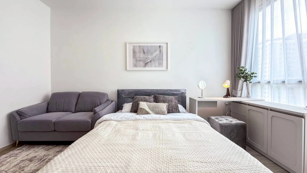 Condo for rent, The Rich Rama 9-Srinakarin. Great atmosphere, comfortable living. Book now!!