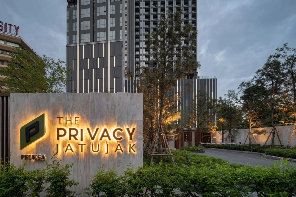 Condo for rent, The Privacy Chatuchak, 1 bedroom, city view, unblocked view, just come and move in.