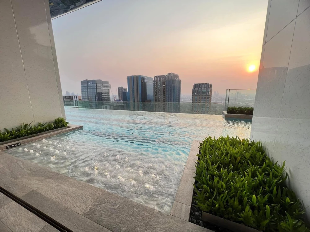 For rent!! Condo The Privacy Chatuchak 17th floor Fully furnished Ready to move in Don't miss!!