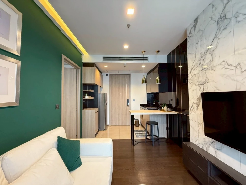 For rent!! Condo at The Line Ratchathewi, 24th floor, fully furnished, ready to move in! Reserve now!!