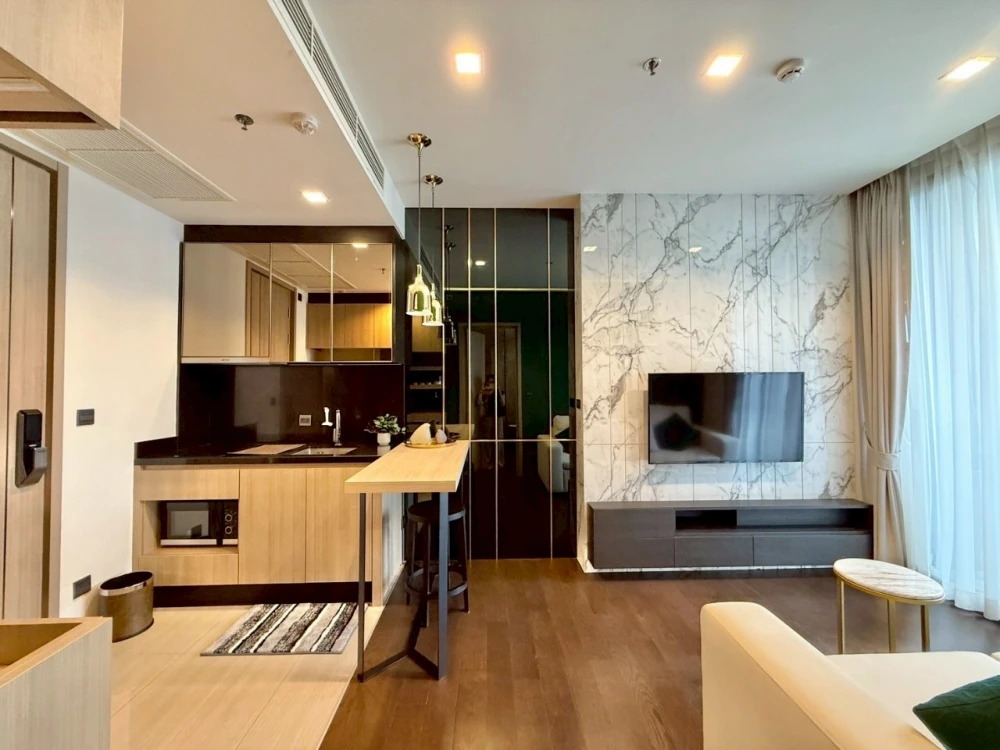 For rent!! Condo at The Line Ratchathewi, 24th floor, fully furnished, ready to move in! Reserve now!!