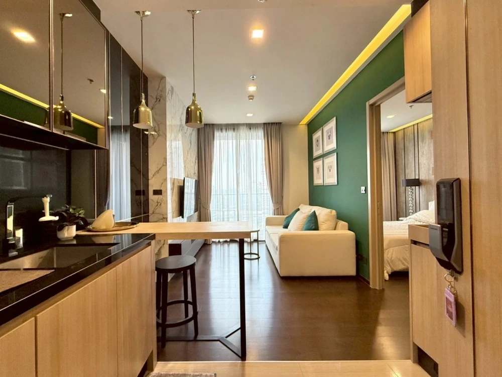 For rent!! Condo at The Line Ratchathewi, 24th floor, fully furnished, ready to move in! Reserve now!!
