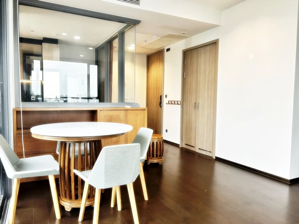 Condo for rent! The Line Ratchathewi, 26th floor, beautiful room with city views, very livable, fully furnished, ready to move in! Reserve now!!