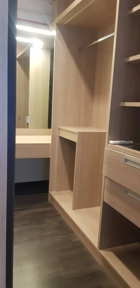 Condo for rent! The Line Asoke-Ratchada, 2nd floor, beautiful view, cool and quiet room, fully furnished, ready to move in! Reserve now!!