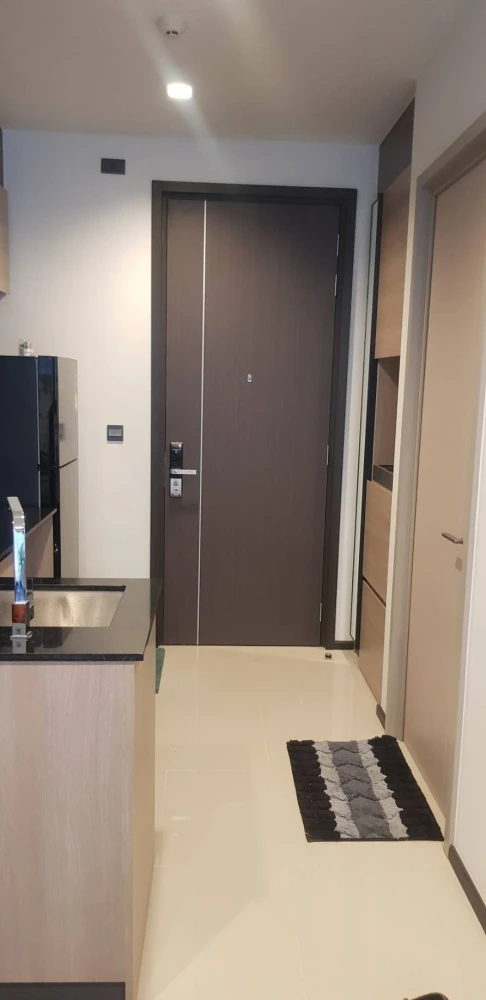 Condo for rent! The Line Asoke-Ratchada, 2nd floor, beautiful view, cool and quiet room, fully furnished, ready to move in! Reserve now!!