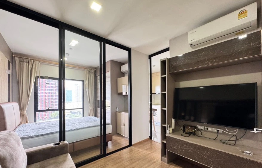 Condo for rent, Metris Rama 9 - Ramkhamhaeng, ready to move in, complete in one place. Come reserve today, don't miss out!