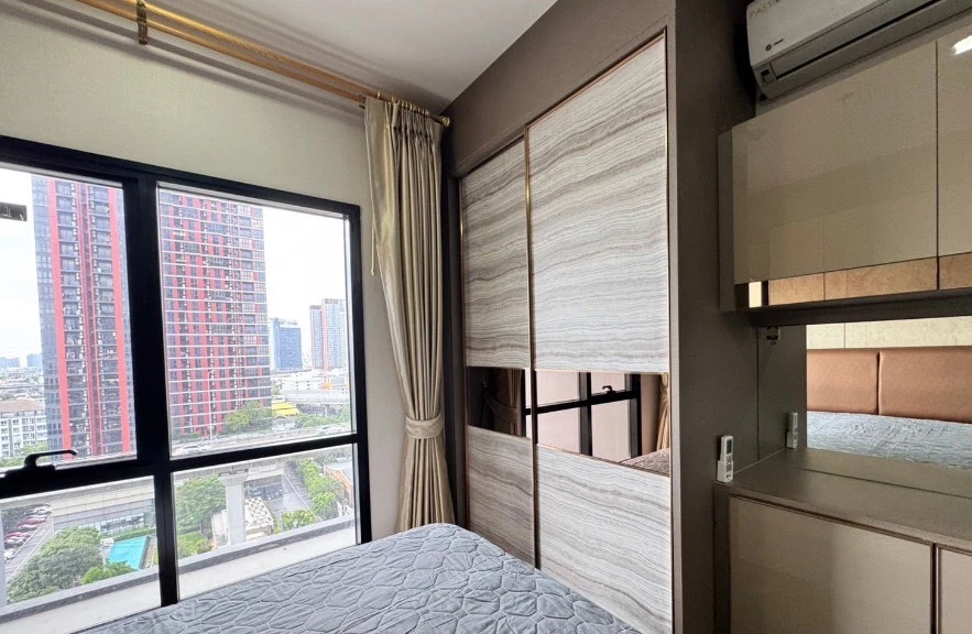 Condo for rent, Metris Rama 9 - Ramkhamhaeng, ready to move in, complete in one place. Come reserve today, don't miss out!
