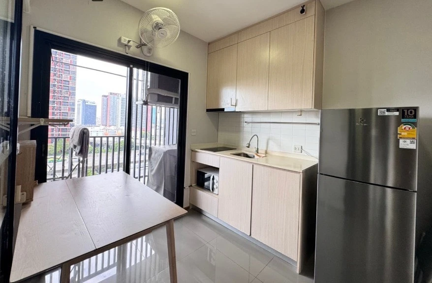 Condo for rent, Metris Rama 9 - Ramkhamhaeng, ready to move in, complete in one place. Come reserve today, don't miss out!