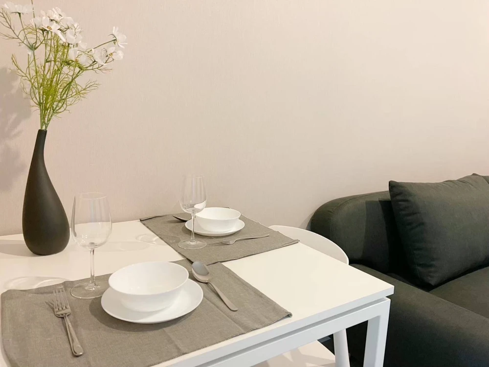 For rent!! Condo Metro Sky Prachachuen, 2nd floor, Building A, fully furnished, ready to move in. Reserve now!!