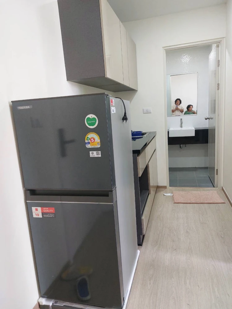 For rent: Condo Vela Ramkhamhaeng 186, ready to move in, complete electrical appliances, furniture, affordable price, hurry and book before you miss o