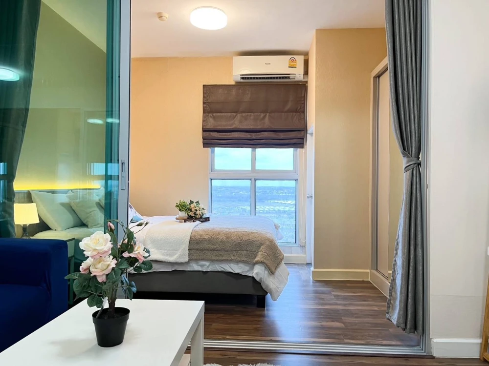 Condo for rent, A Space Me Bangna, separate rooms, perfectly divided zones, great value, you must hurry and reserve.