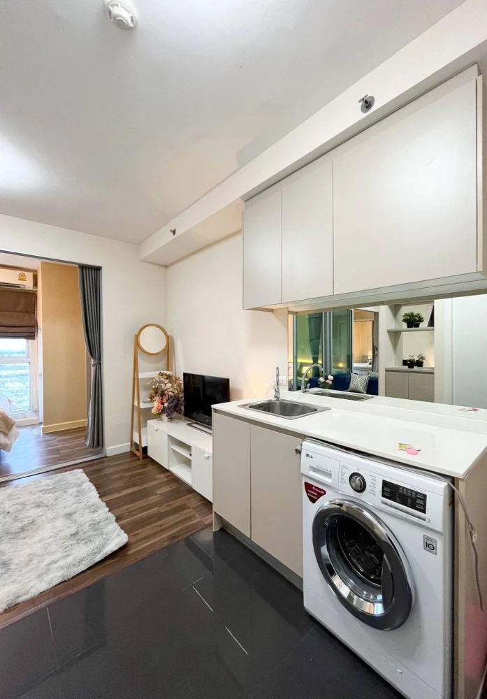 Condo for rent, A Space Me Bangna, separate rooms, perfectly divided zones, great value, you must hurry and reserve.