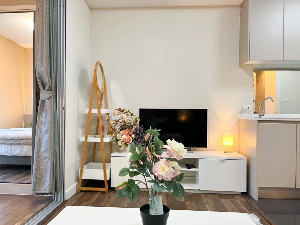 Condo for rent, A Space Me Bangna, separate rooms, perfectly divided zones, great value, you must hurry and reserve.