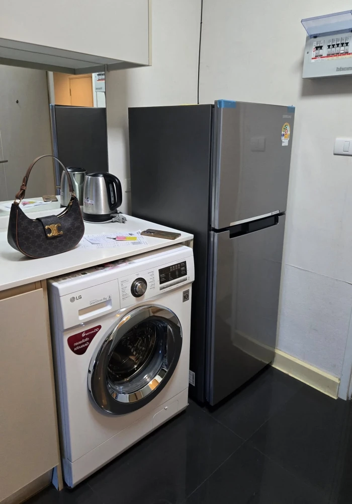 Condo for rent, A Space Me Bangna, separate rooms, perfectly divided zones, great value, you must hurry and reserve.