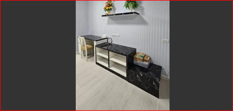 For rent!! Condo A Space Asoke-Ratchada, 12A floor, beautiful room, ready to move in, good price, hurry to book now!!
