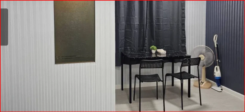 For rent!! Condo A Space Asoke-Ratchada, 12A floor, beautiful room, ready to move in, good price, hurry to book now!!