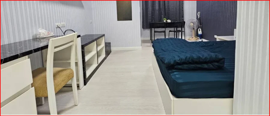 For rent!! Condo A Space Asoke-Ratchada, 12A floor, beautiful room, ready to move in, good price, hurry to book now!!