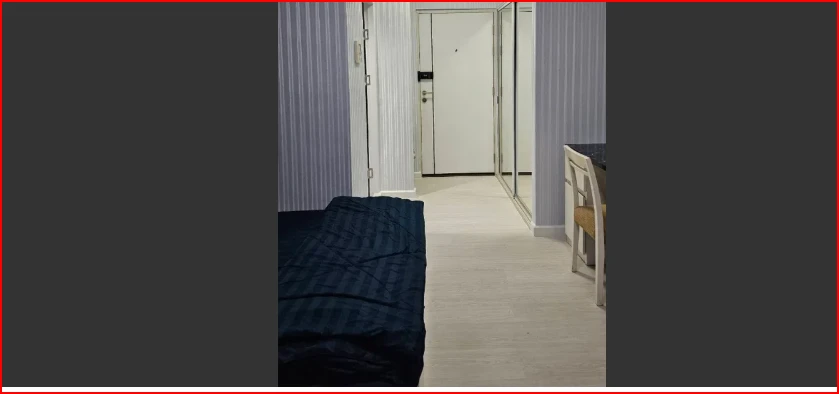 For rent!! Condo A Space Asoke-Ratchada, 12A floor, beautiful room, ready to move in, good price, hurry to book now!!