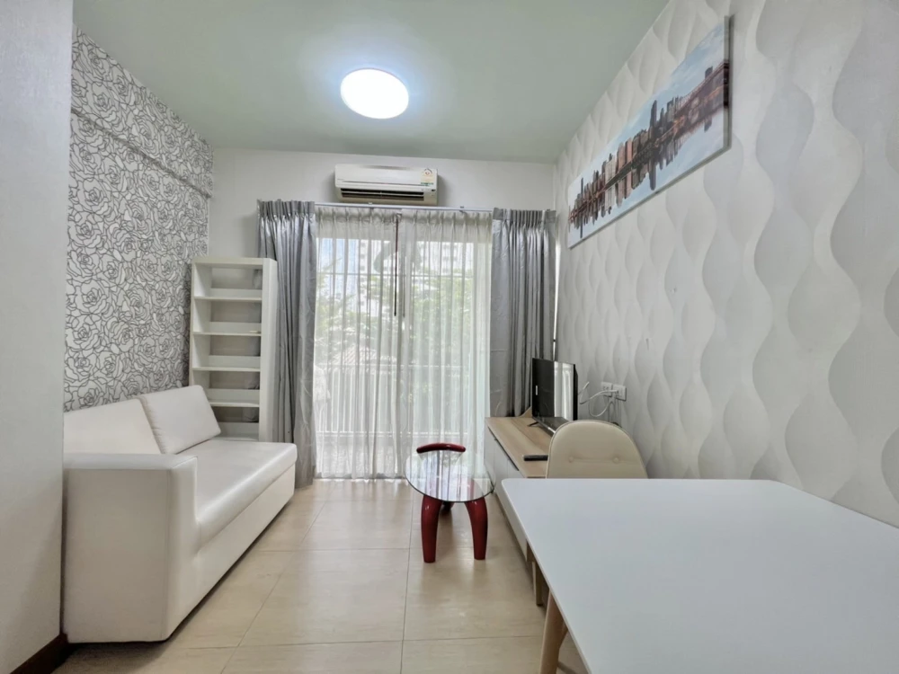 For rent!! Condo A Space Asoke-Ratchada, 4rd floor, Building A, beautiful room, convenient transportation, ready to move in, don't miss it!!