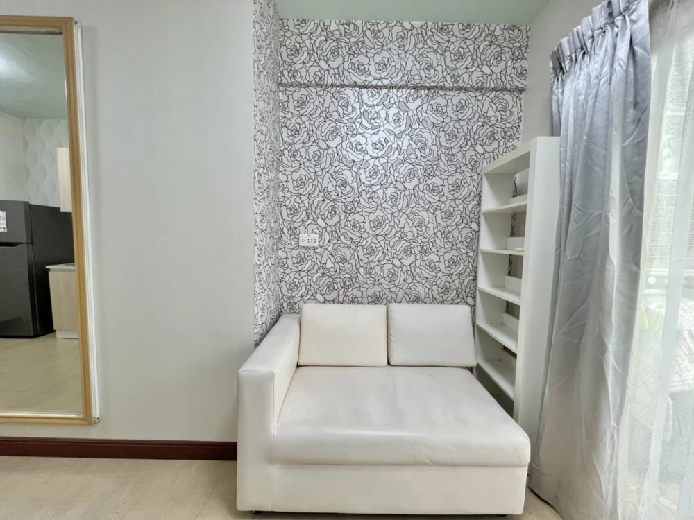 For rent!! Condo A Space Asoke-Ratchada, 4rd floor, Building A, beautiful room, convenient transportation, ready to move in, don't miss it!!