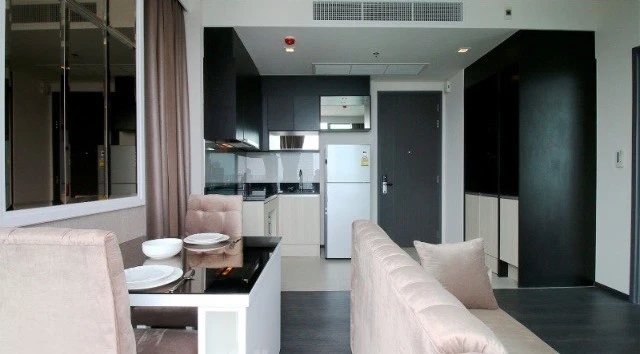 Condo for rent, Edge by Sansiri, Sukhumvit 23, high floor, beautiful view, ready to move in.