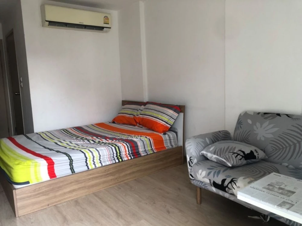 For rent!! Condo Elio Sukhumvit 64, 6th floor, Building C, beautiful room, fully furnished, ready to move in, don't wait!!