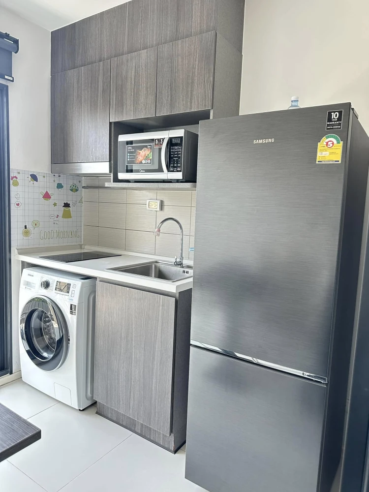 For rent!! Condo Elio Del Nest, 11th floor, Building A, swimming pool view, fully furnished, ready to move in, don't miss out!!