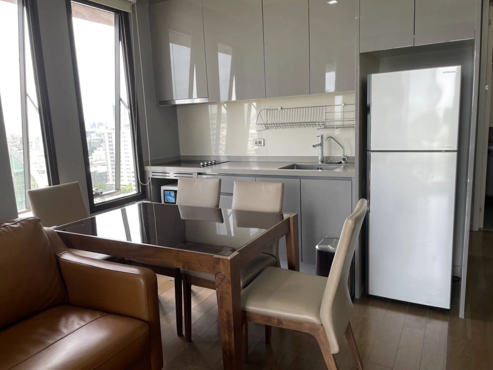 Condo for rent, M Phayathai, good high floor, fully furnished, ready to move in, don't wait.