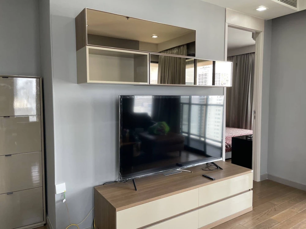 Condo for rent, M Phayathai, good high floor, fully furnished, ready to move in, don't wait.