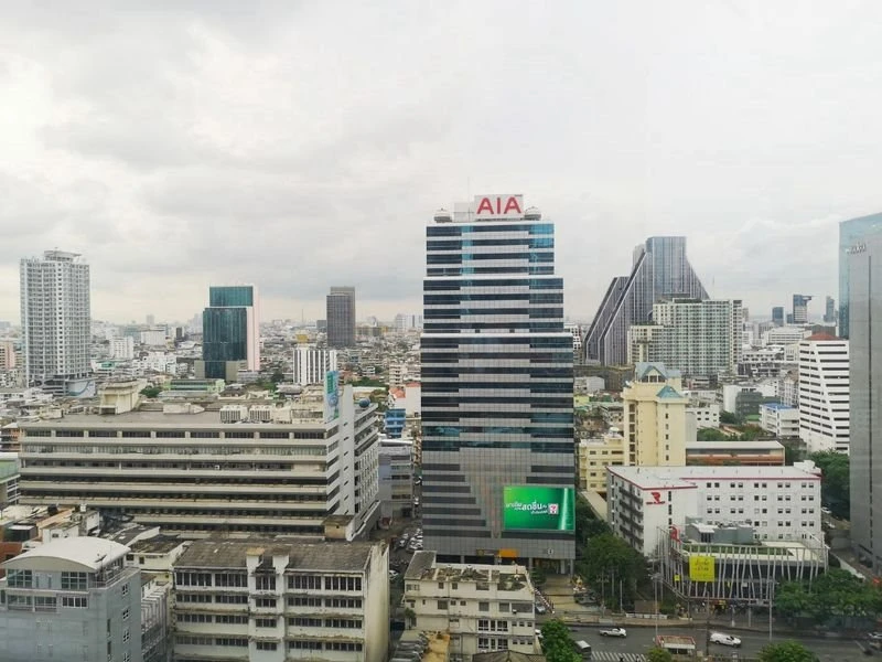 For rent!! Condo M Silom, a luxurious condo with beautiful rooms, fully furnished, and a great price. Reserve now!!