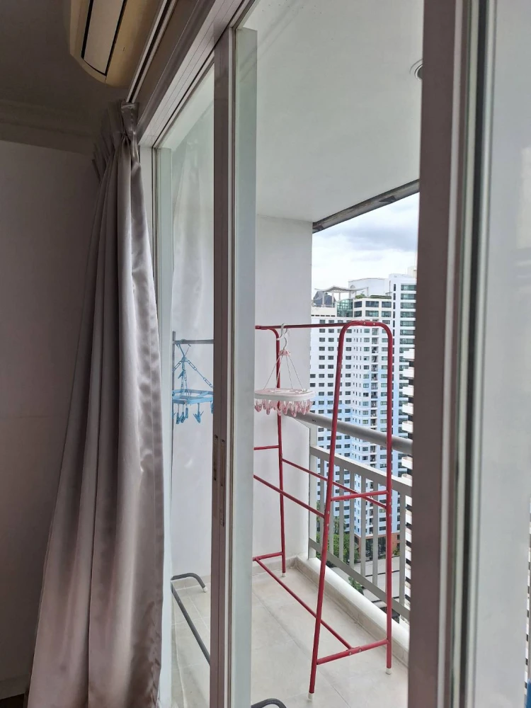 For rent!! Condo Grand Park View Asoke 22nd floor, very beautiful room, fully furnished, ready to move in, don't miss it!!