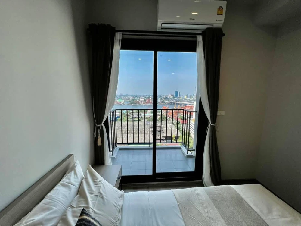 For rent!! Condo Chapter One Flow Bang Pho, 17th floor, river view, beautiful room, fully furnished, ready to move in, don't miss it!!
