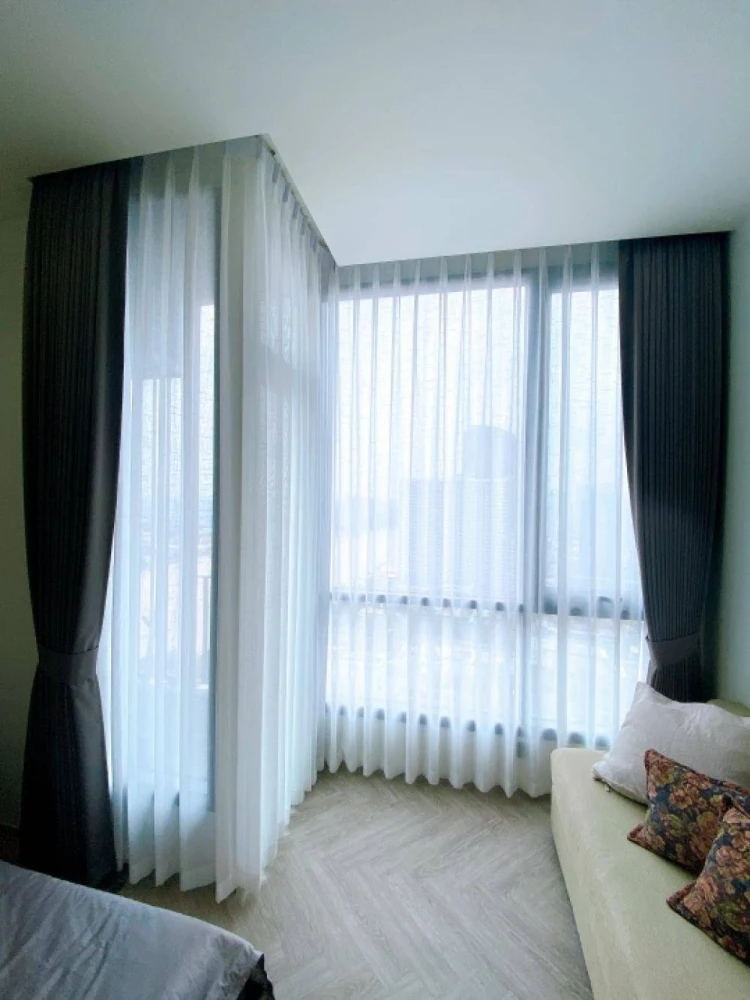 For rent!! Chapter Charoen Nakhon-Riverside Condo, 26th floor, Building B, beautiful room, fully furnished, ready to move in! Don't miss out!!