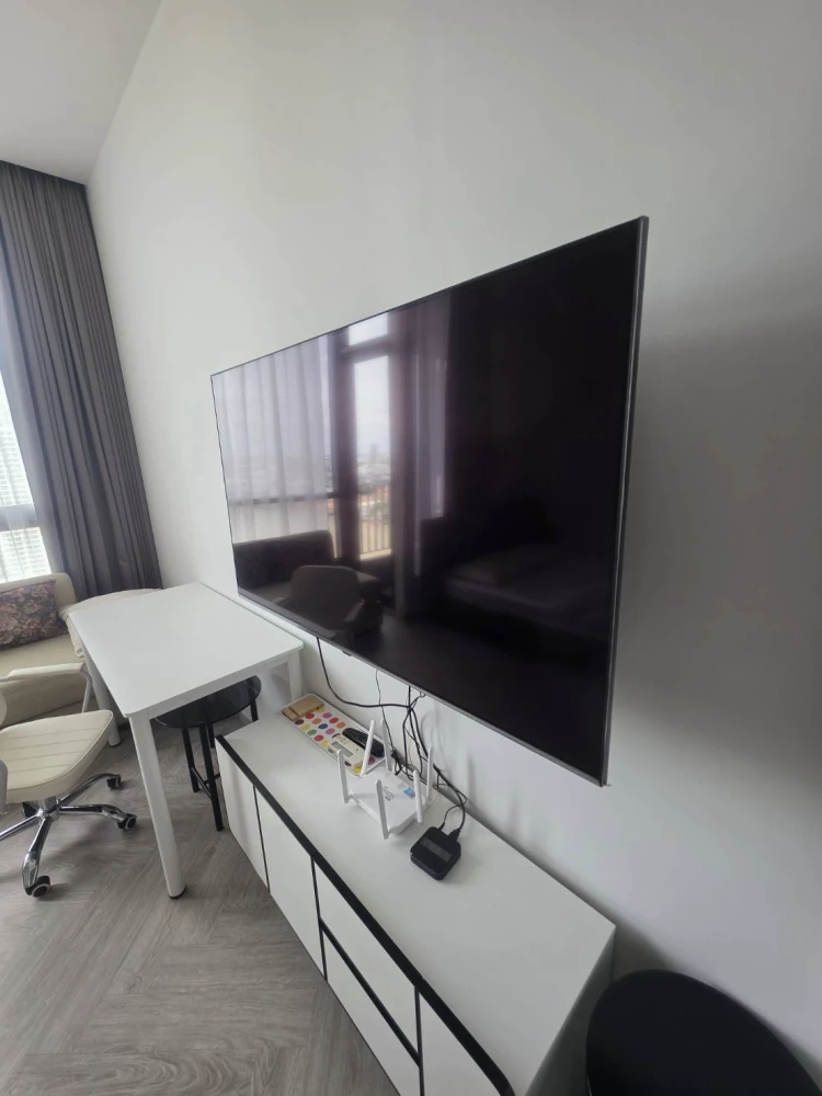 For rent!! Chapter Charoen Nakhon-Riverside Condo, 26th floor, Building B, beautiful room, fully furnished, ready to move in! Don't miss out!!