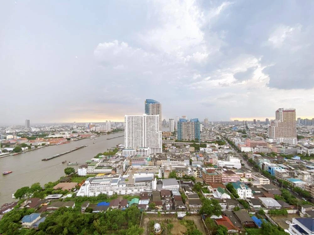 For rent!! Chapter Charoen Nakhon-Riverside Condo, 26th floor, Building B, beautiful room, fully furnished, ready to move in! Don't miss out!!