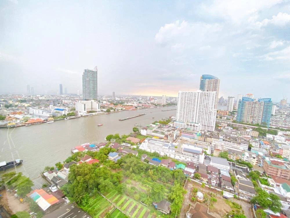 For rent!! Chapter Charoen Nakhon-Riverside Condo, 26th floor, Building B, beautiful room, fully furnished, ready to move in! Don't miss out!!