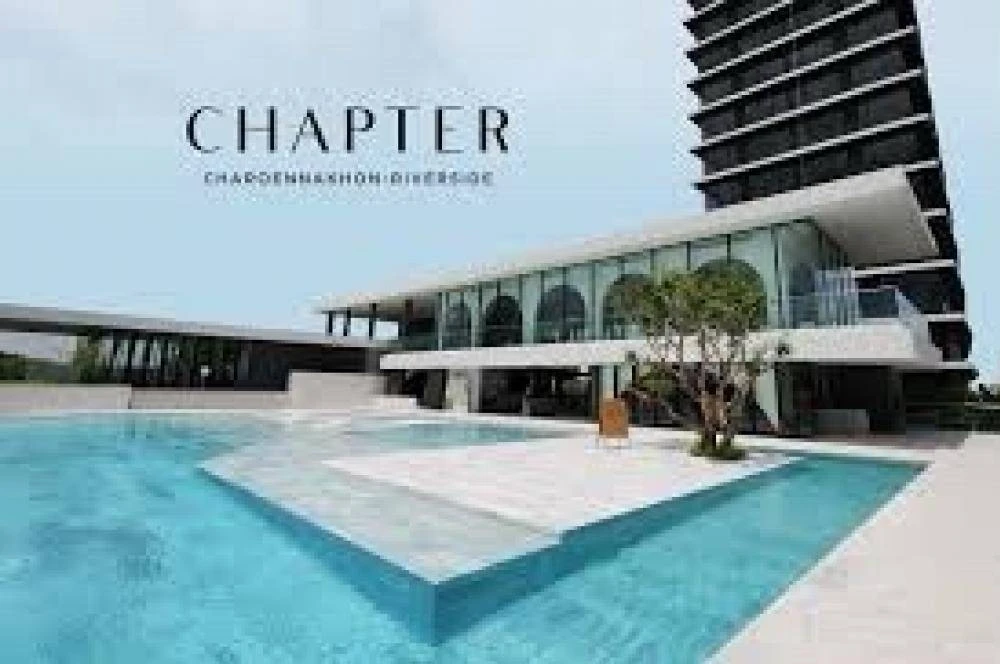 For rent!! Chapter Charoen Nakhon-Riverside Condo, 26th floor, Building B, beautiful room, fully furnished, ready to move in! Don't miss out!!