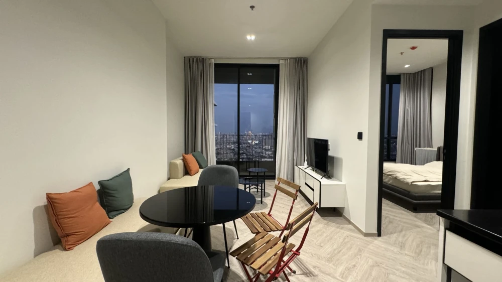 Condo for rent, Chapter Charoen Nakhon-Riverside. Fully furnished and electrical appliances. Hurry and reserve now. Hurry.