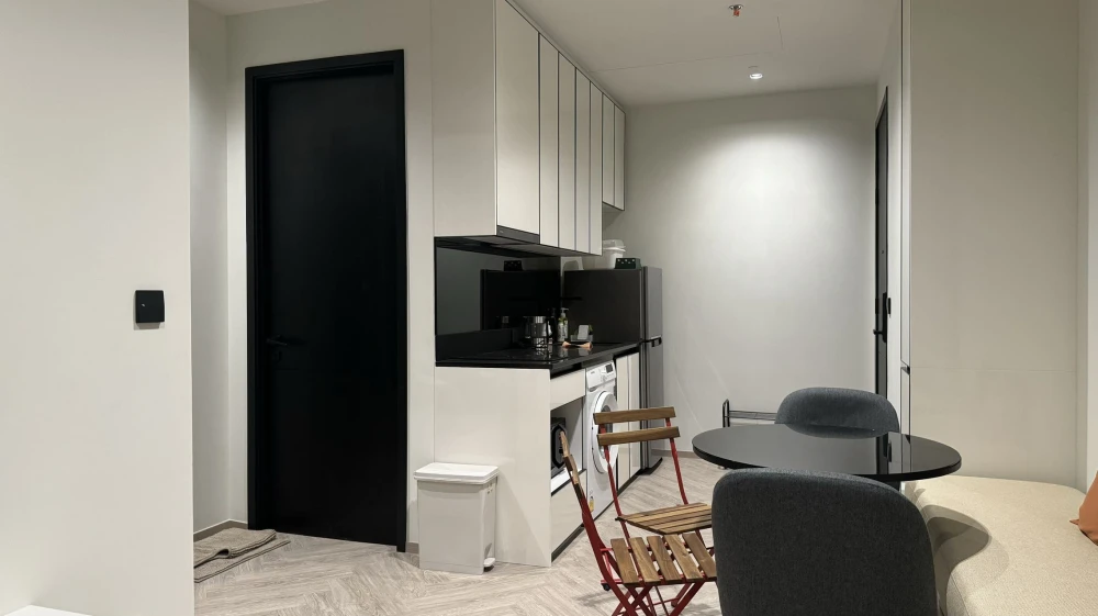Condo for rent, Chapter Charoen Nakhon-Riverside. Fully furnished and electrical appliances. Hurry and reserve now. Hurry.