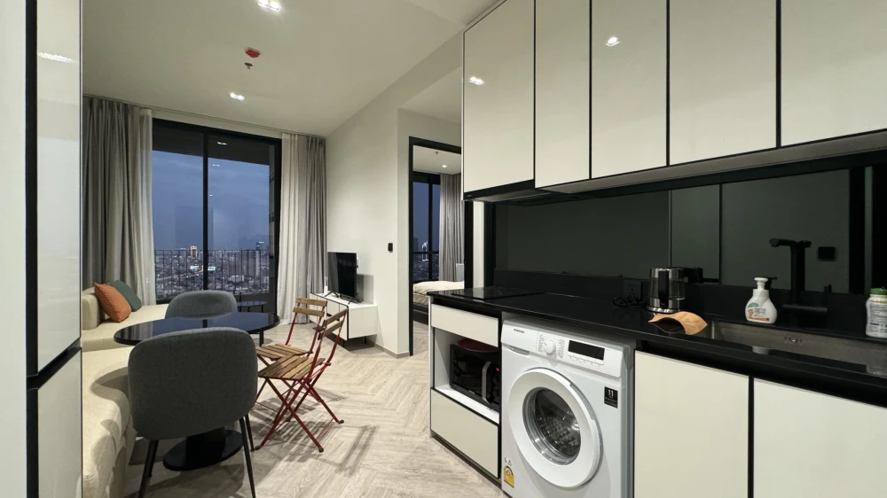 Condo for rent, Chapter Charoen Nakhon-Riverside. Fully furnished and electrical appliances. Hurry and reserve now. Hurry.