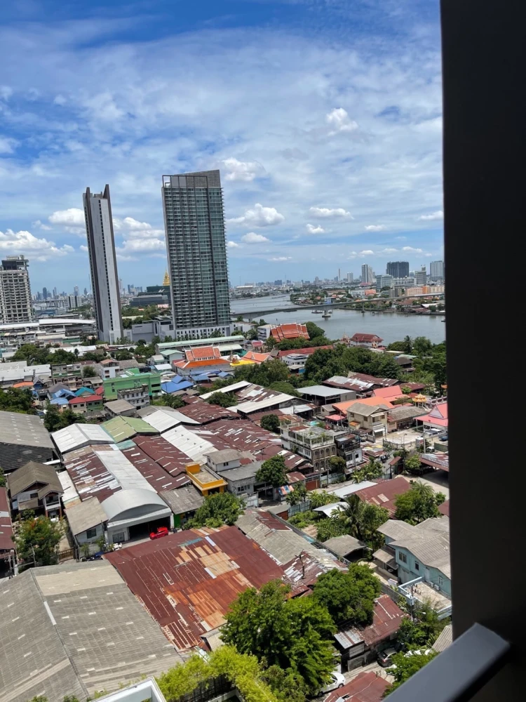 For rent!! Condo Chapter One Shine Bang Pho, 18th floor, beautiful room, fully furnished, ready to move in, hurry and book now!!