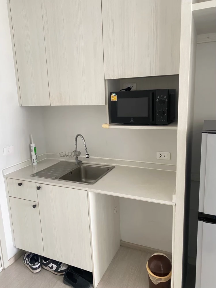 For rent!! Condo Chapter One Shine Bang Pho, 29th floor, studio room, fully furnished, ready to move in, don't miss it!!