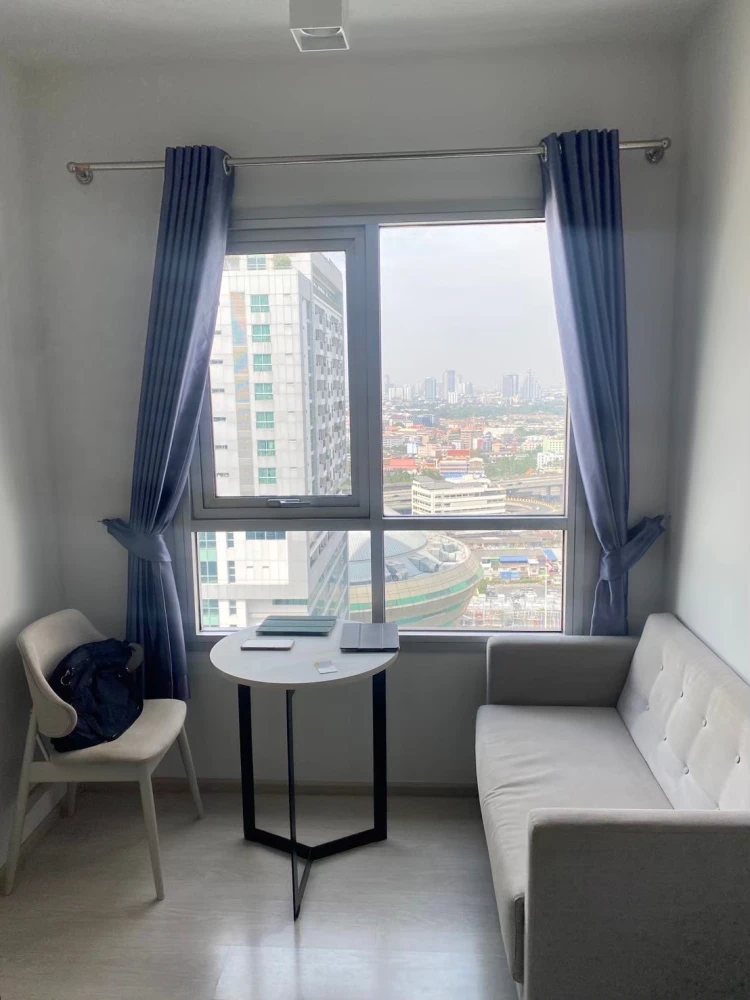 For rent!! Condo Chapter One Shine Bang Pho, 29th floor, studio room, fully furnished, ready to move in, don't miss it!!