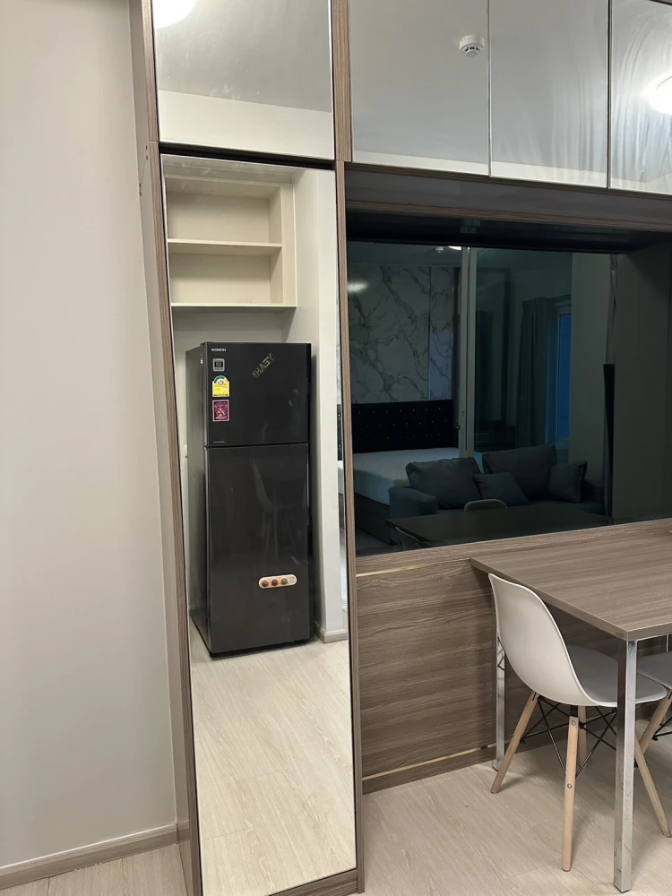 For rent!! Condo Chapter One Eco Ratchada-Huai Khwang, 19th floor, Building H, beautiful room, move in immediately, don't miss it!!