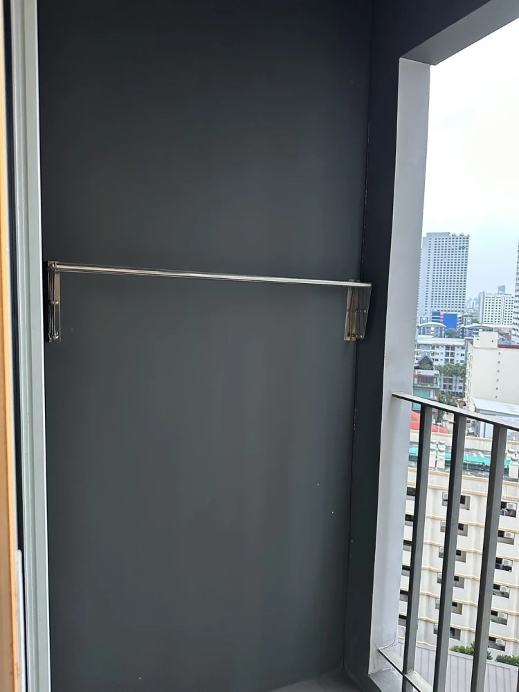 For rent!! Condo Chapter One Eco Ratchada-Huai Khwang, 19th floor, Building H, beautiful room, move in immediately, don't miss it!!