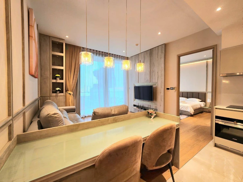 For rent!! Condo Magnolias Waterfront Residences (Icon Siam), spacious room, beautiful, decorated, ready to move in!!